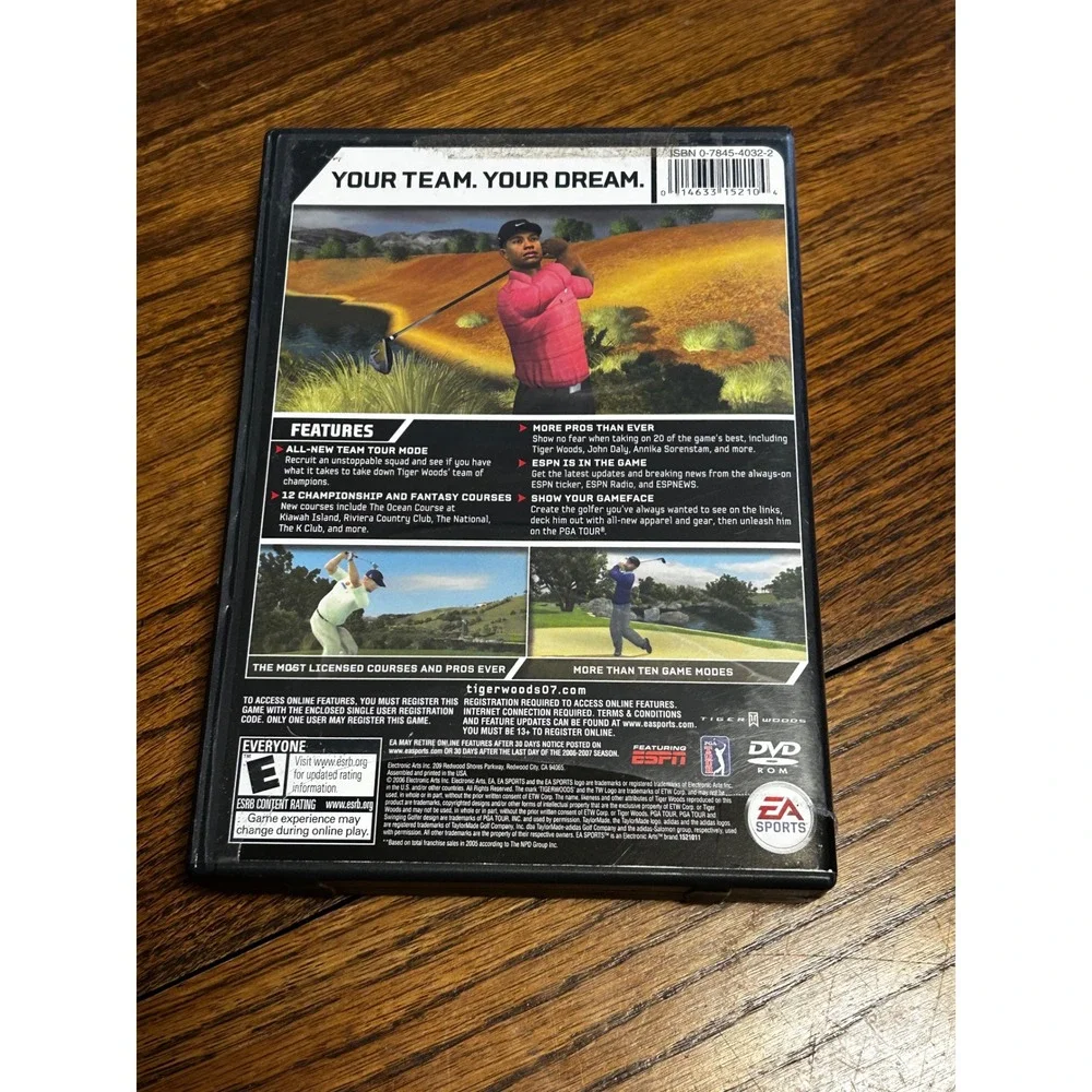 Tiger Woods PGA Tour‎ 06 & 07 PC Game Bundle EA Sports Golf Retro Windows DVD CD